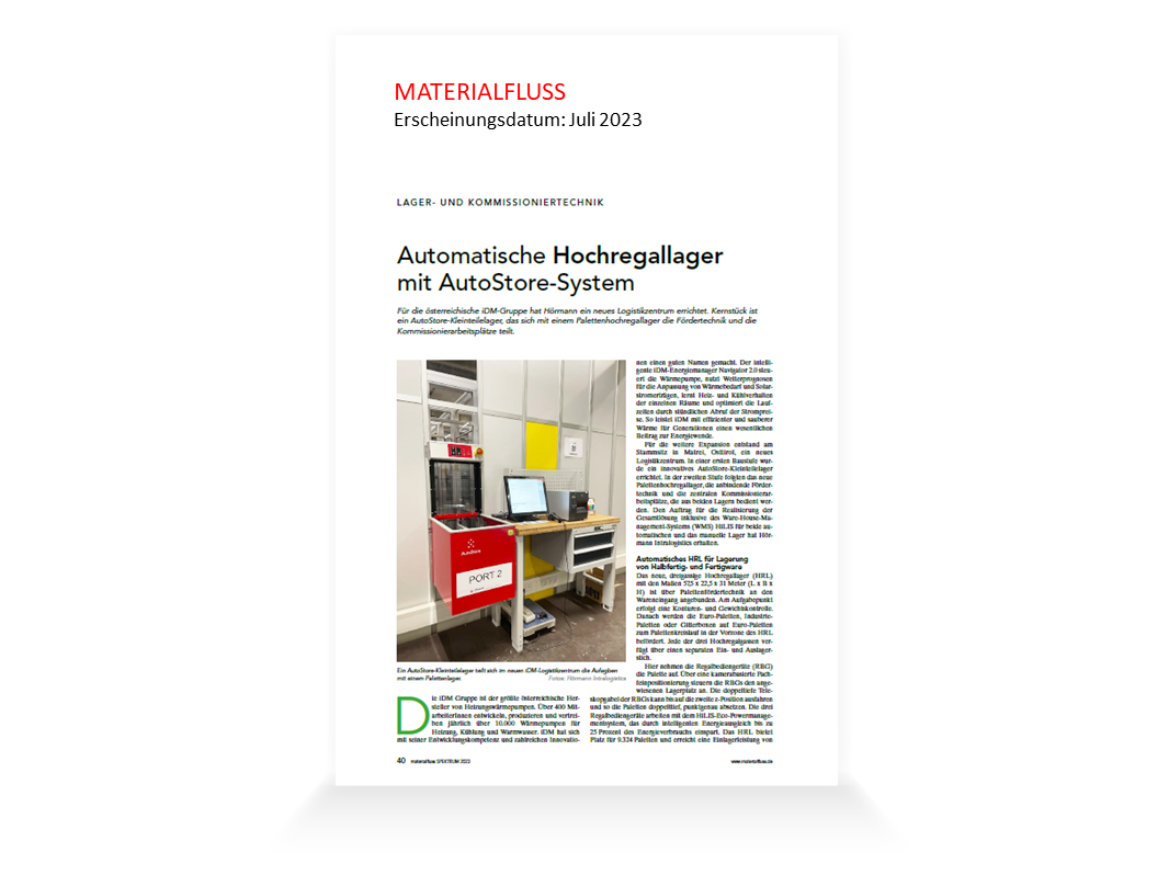 MF: Automatische Hochregallager mit AutoStore-System