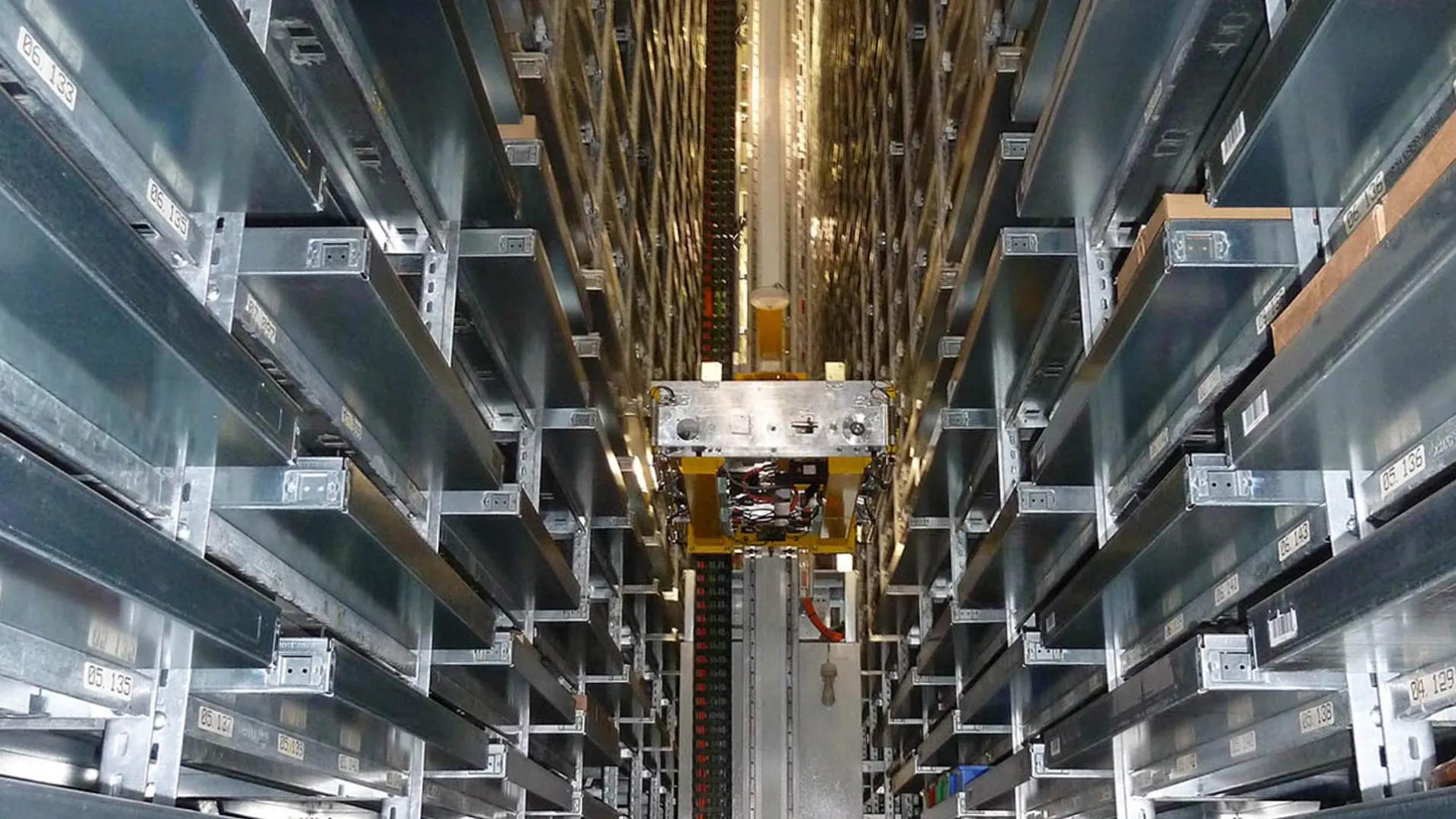 HÖRMANN Intralogistics – Kleinteile-Tablarlager