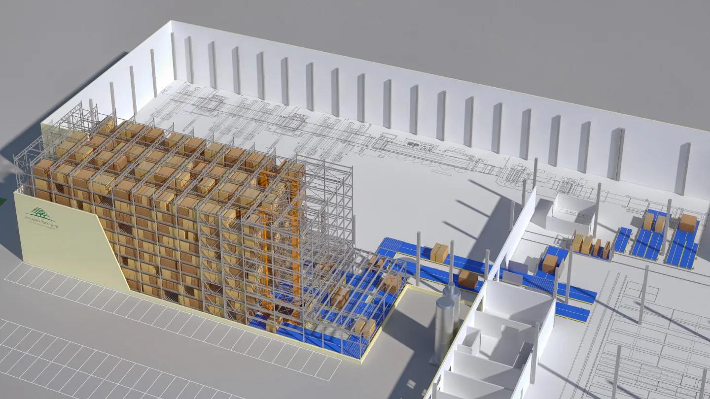 Dunapack Wellpappelager