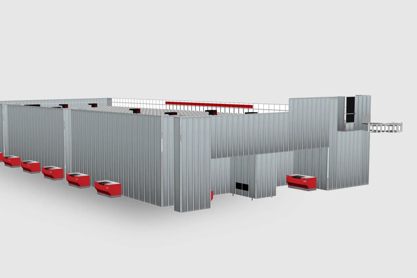 Visualization of the AutoStore system for Ringfoto