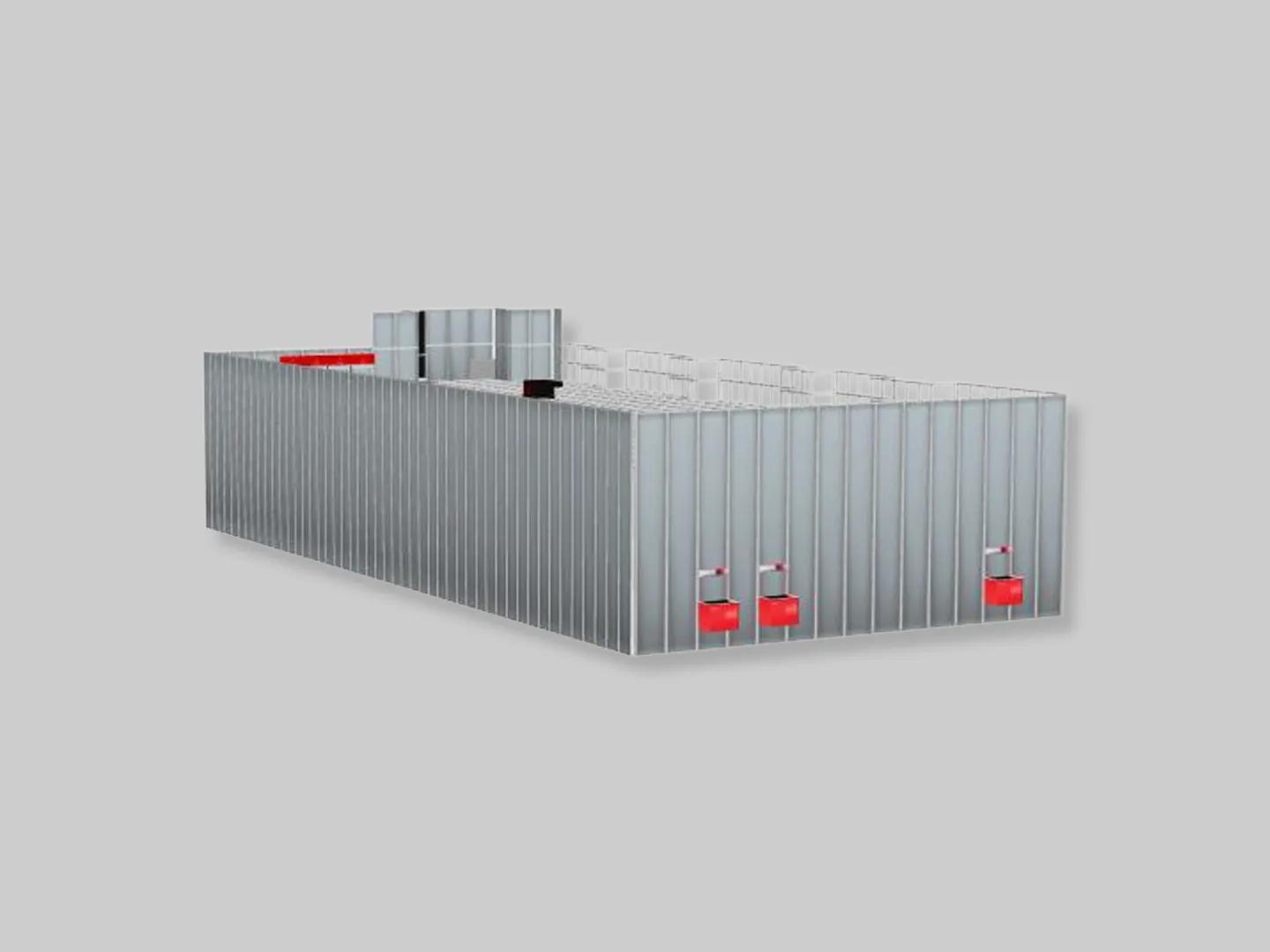 Visualisierung des AutoStoresystems für Baierl Demmelhuber