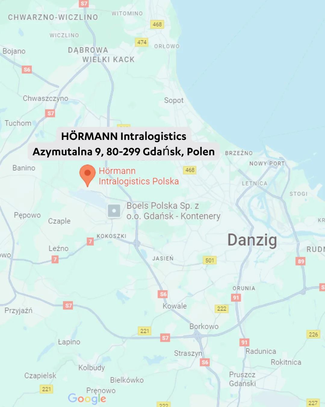 Büro Danzig Location