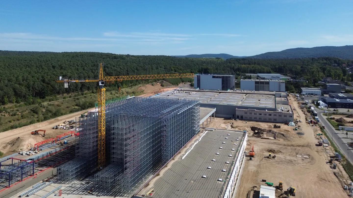 Palm construction site