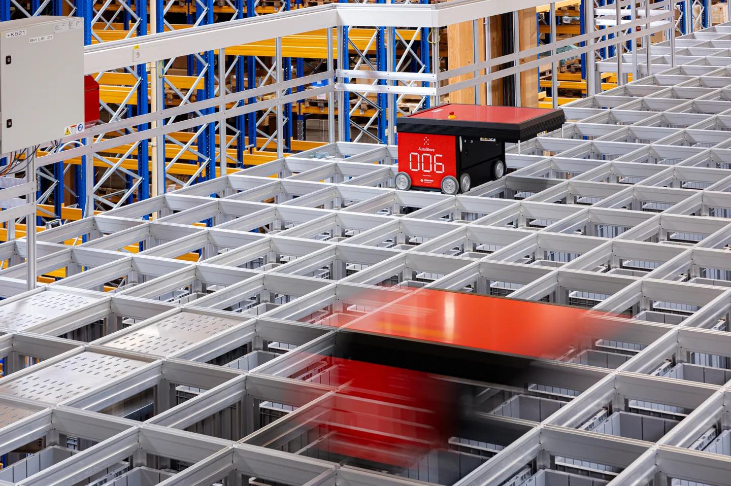 cargo-partner AutoStore Grid najwyższy poziom II