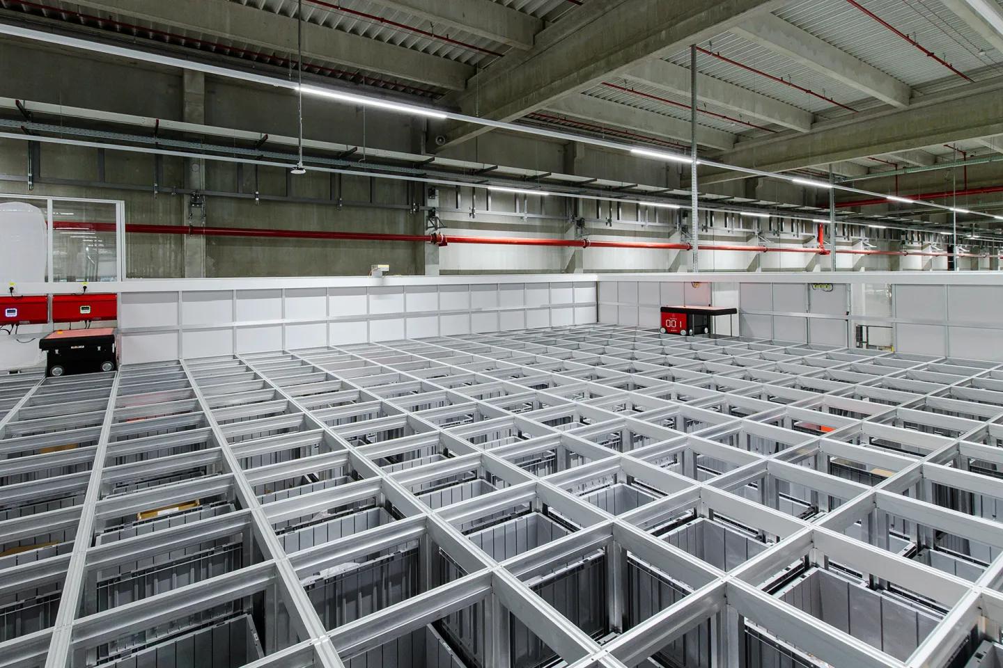 AutoStore Anlage für Kleinteile