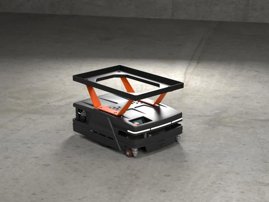 Safelog XS 1 mit Behälter-Transportaufsatz